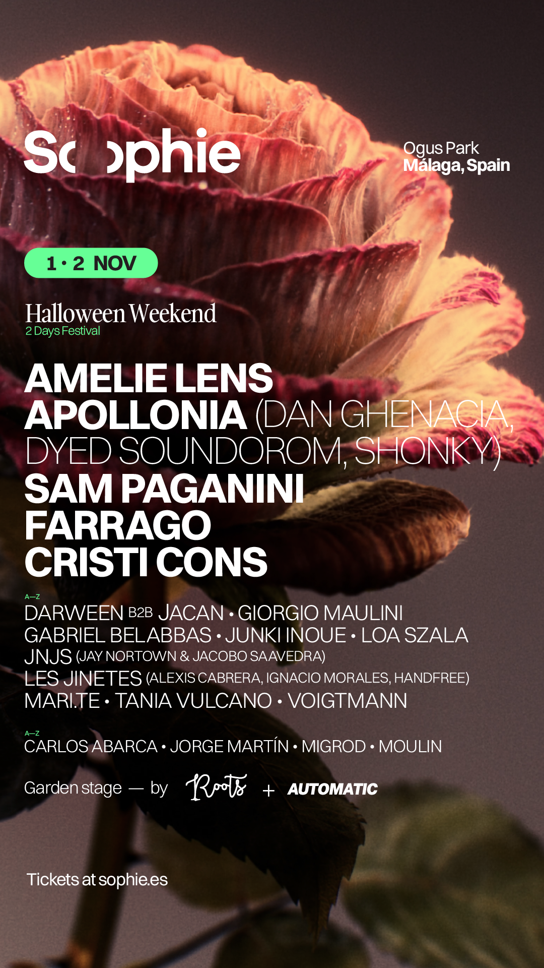 Amelie Lens y Apollonia Malaga Sophie Festival