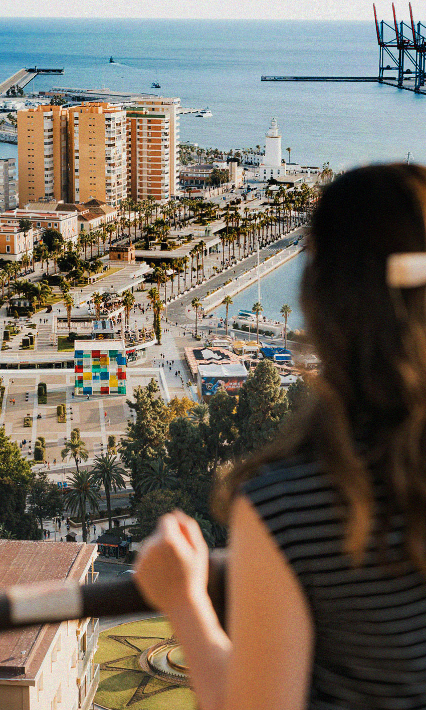 Vistas desde Gibralfaro Malaga