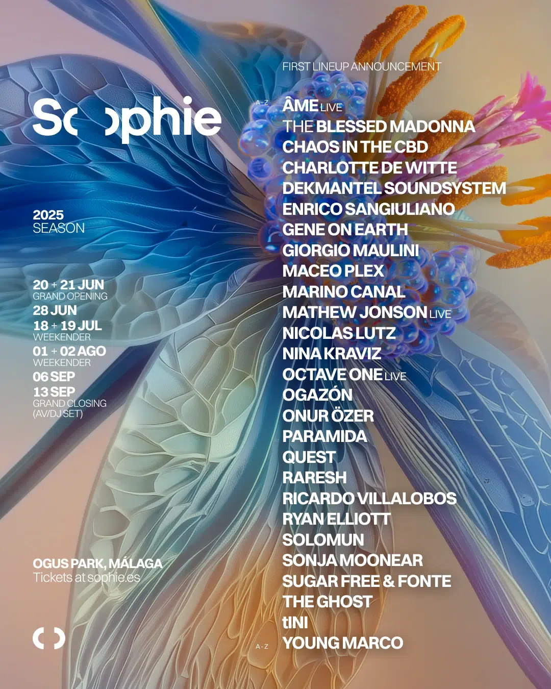 First Announcement Sophie Festival 2025